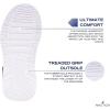 imageNautica Kids Athletic SlipOn Sneakers  Comfortable Bungee Running Shoes for Boys and Girls  Stylish and Supportive Footwear for Active Kids Big KidLittle KidToddlerNavy Whitesummr