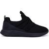 imageNautica Kids Boys and Girls Athletic SlipOn Sneakers Lightweight Bungee Running Shoes for Toddler Little Kid and Big KidBentonblack Mono