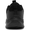 imageNautica Kids Boys and Girls Athletic SlipOn Sneakers Lightweight Bungee Running Shoes for Toddler Little Kid and Big KidBlack Blacksigne