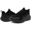 imageNautica Kids Boys and Girls Athletic SlipOn Sneakers Lightweight Bungee Running Shoes for Toddler Little Kid and Big KidBlack Blacksigne