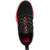 imageNautica Kids Boys and Girls Athletic SlipOn Sneakers Lightweight Bungee Running Shoes for Toddler Little Kid and Big KidBlack Pinkseabert