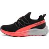 imageNautica Kids Boys and Girls Athletic SlipOn Sneakers Lightweight Bungee Running Shoes for Toddler Little Kid and Big KidBlack Pinkseabert
