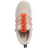 imageNautica Kids Boys and Girls Athletic SlipOn Sneakers Lightweight Bungee Running Shoes for Toddler Little Kid and Big KidBone Orangestellan