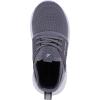 imageNautica Kids Boys and Girls Athletic SlipOn Sneakers Lightweight Bungee Running Shoes for Toddler Little Kid and Big KidGrey Tonal