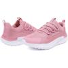 imageNautica Kids Boys and Girls Athletic SlipOn Sneakers Lightweight Bungee Running Shoes for Toddler Little Kid and Big KidMauve Metallic