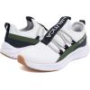 imageNautica Kids Boys and Girls Athletic SlipOn Sneakers Lightweight Bungee Running Shoes for Toddler Little Kid and Big KidNavy Greenseabert