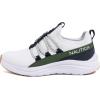 imageNautica Kids Boys and Girls Athletic SlipOn Sneakers Lightweight Bungee Running Shoes for Toddler Little Kid and Big KidNavy Greenseabert