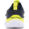 imageNautica Kids Boys and Girls Athletic SlipOn Sneakers Lightweight Bungee Running Shoes for Toddler Little Kid and Big KidNavy Limeselah