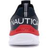 imageNautica Kids Boys and Girls Athletic SlipOn Sneakers Lightweight Bungee Running Shoes for Toddler Little Kid and Big KidNavy White Redselah