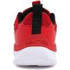 imageNautica Kids Boys and Girls Athletic SlipOn Sneakers Lightweight Bungee Running Shoes for Toddler Little Kid and Big KidRed Black