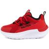imageNautica Kids Boys and Girls Athletic SlipOn Sneakers Lightweight Bungee Running Shoes for Toddler Little Kid and Big KidRed Black