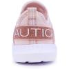 imageNautica Kids Boys and Girls Athletic SlipOn Sneakers Lightweight Bungee Running Shoes for Toddler Little Kid and Big KidRose Gold Kappil