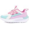 imageNautica Kids Boys and Girls Athletic SlipOn Sneakers Lightweight Bungee Running Shoes for Toddler Little Kid and Big KidWhite Bright