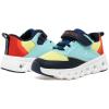 imageNautica Kids Fashion Sneaker Athletic Running Shoe with One Strap Boys  GirlsToddlerLittle KidNavy Aquamercer