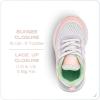 imageNautica Kids Sneakers for Boys amp Girls  Max Cushion Fashion Running amp Walking Shoes LaceUpBungee ToddlerLittle KidBig KidWhite Pastel
