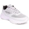 imageNautica Kids Sneakers for Boys amp Girls  Max Cushion Fashion Running amp Walking Shoes LaceUpBungee ToddlerLittle KidBig KidWhite Grey