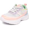imageNautica Kids Sneakers for Boys amp Girls  Max Cushion Fashion Running amp Walking Shoes LaceUpBungee ToddlerLittle KidBig KidWhite Pastel