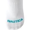 imageNautica Womens Low Cut Socks  12 Pack Moisture Wicking Cushioned Athletic No Show Socks for WomenAll White