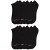 imageNautica Womens Low Cut Socks  12 Pack Moisture Wicking Cushioned Athletic No Show Socks for WomenArgyle Black