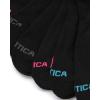 imageNautica Womens Low Cut Socks  12 Pack Moisture Wicking Cushioned Athletic No Show Socks for WomenBlack Lines
