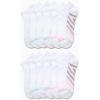 imageNautica Womens Low Cut Socks  12 Pack Moisture Wicking Cushioned Athletic No Show Socks for WomenClassic White