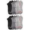 imageNautica Womens Low Cut Socks  12 Pack Moisture Wicking Cushioned Athletic No Show Socks for WomenGrey Assorted