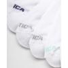 imageNautica Womens Quarter Cut Moisture Control Athletic Socks with Cushioned Comfort 12 PackAll White