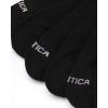 imageNautica Womens Quarter Cut Moisture Control Athletic Socks with Cushioned Comfort 12 PackBlack