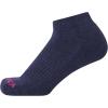 imageNautica Womens Quarter Cut Moisture Control Athletic Socks with Cushioned Comfort 12 PackBlue Assorted