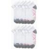 imageNautica Womens Quarter Cut Moisture Control Athletic Socks with Cushioned Comfort 12 PackClassic White