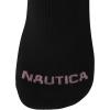 imageNautica Womens Quarter Cut Moisture Control Athletic Socks with Cushioned Comfort 12 PackJet Black