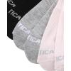 imageNautica Womens Quarter Cut Moisture Control Athletic Socks with Cushioned Comfort 12 PackLight Pink Black