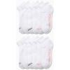 imageNautica Womens Quarter Cut Moisture Control Athletic Socks with Cushioned Comfort 12 PackPure White