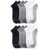 imageNautica Womens Quarter Cut Moisture Control Athletic Socks with Cushioned Comfort 12 PackWhite Assorted