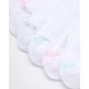 imageNautica Womens Quarter Cut Moisture Control Athletic Socks with Cushioned Comfort 12 PackWhite Pink
