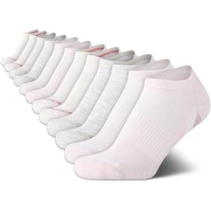 imageNautica Womens Low Cut Socks  12 Pack Moisture Wicking Cushioned Athletic No Show Socks for WomenPink Oatmeal