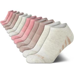 imageNautica Womens Low Cut Socks  12 Pack Moisture Wicking Cushioned Athletic No Show Socks for WomenTan Collection