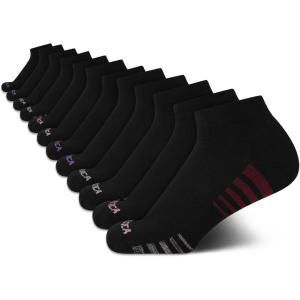 imageNautica Womens Quarter Cut Moisture Control Athletic Socks with Cushioned Comfort 12 PackJet Black