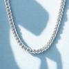 imageNautica 9 mm Cuban Chain Necklace for Men Stainless Steel 23 Inches