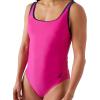 imageNautica Womens OnePiece Swimsuit  Slimming Tummy Control Bathing Suit QuickDry Fabric Bikini SwimsuitPink