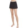 imageNautica Womens Swim Skirt  QuickDry Swim Shorts Tummy Control Skort Pockets Volley ShortsBlack