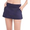 imageNautica Womens Swim Skirt  QuickDry Swim Shorts Tummy Control Skort Pockets Volley ShortsDeep Sea