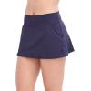 imageNautica Womens Swim Skirt  QuickDry Swim Shorts Tummy Control Skort Pockets Volley ShortsDeep Sea