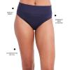 imageNautica Womens Tummy Control Bikini Bottom  Swim Brief QuickDry Sun ProtectionBlack