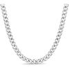 imageNautica 9 mm Cuban Chain Necklace for Men Stainless Steel 23 Inches