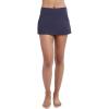 imageNautica Womens Swim Skirt  QuickDry Swim Shorts Tummy Control Skort Pockets Volley ShortsNavy