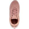 imageNautica Girls Sneakers Athletic Walking Shoes for Play and Everyday Wear Comfortable Casual Toddler and Youth Bungee and LaceUpMauve Grey White