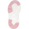 imageNautica Girls Sneakers Athletic Walking Shoes for Play and Everyday Wear Comfortable Casual Toddler and Youth Bungee and LaceUpWhite Gold Pink