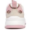 imageNautica Girls Sneakers Athletic Walking Shoes for Play and Everyday Wear Comfortable Casual Toddler and Youth Bungee and LaceUpWhite Gold Pink