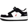 imageNautica Kids Adjustable Strap Shoes  Comfortable Casual Sneakers for Boys and Girls Toddlers amp Little KidsBlack  White  Red